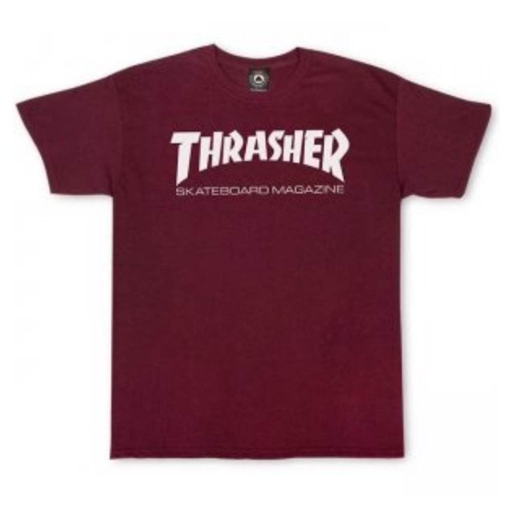 maroon thrasher tee